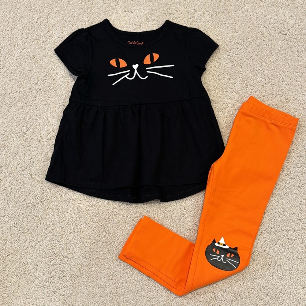 Cat and Jack Halloween set